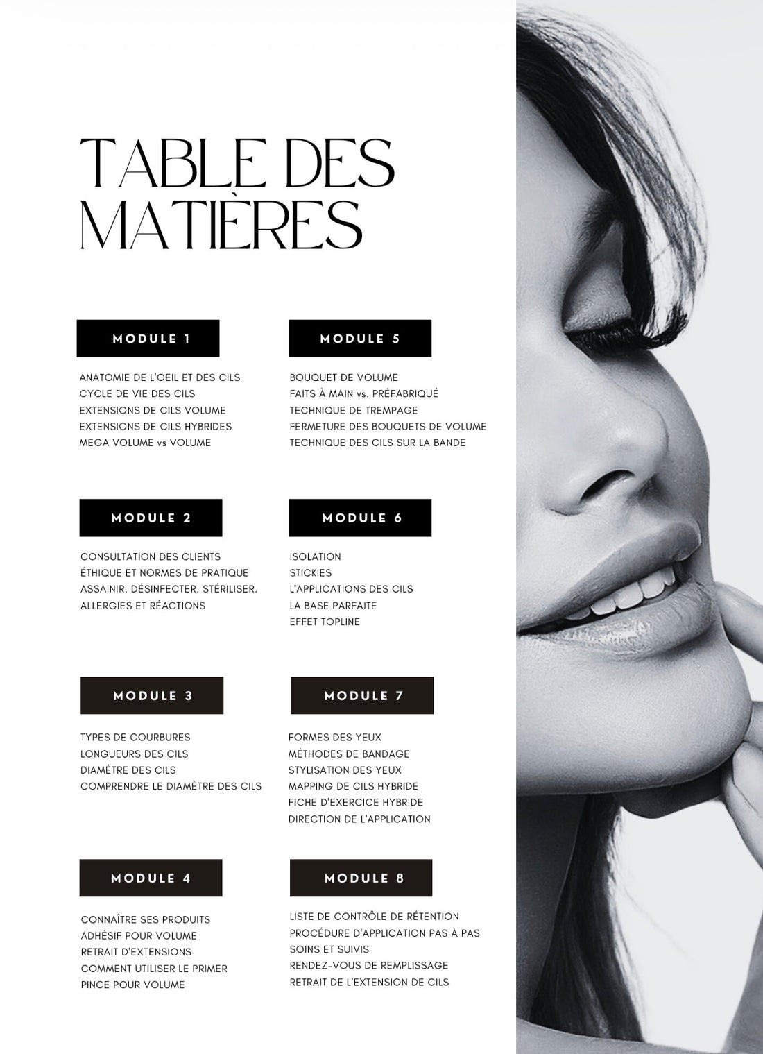 Ebook : Formation Extensions de Cils – Volume & Hybrides