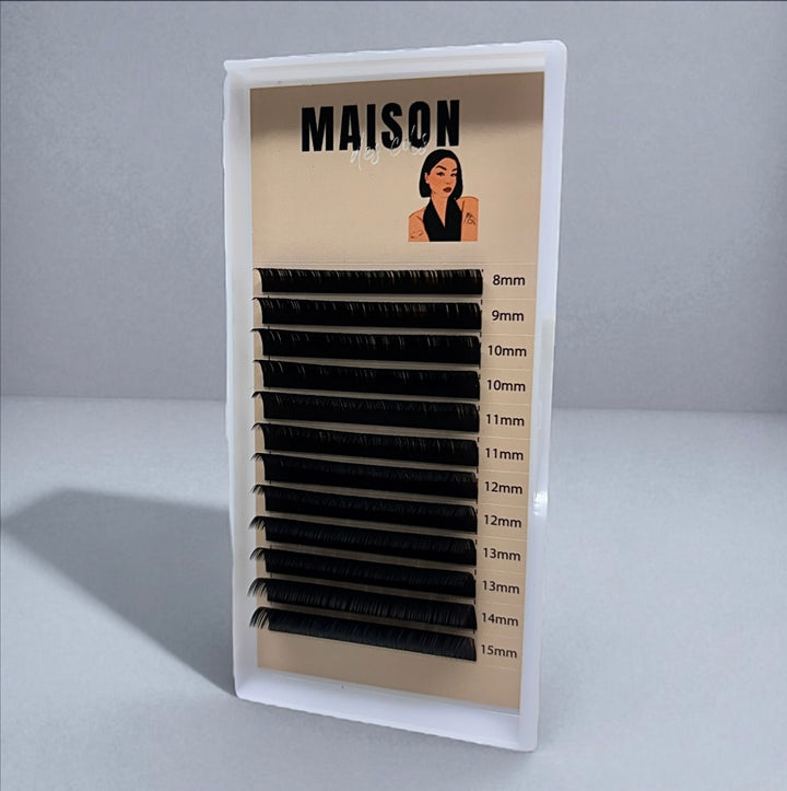 Eyelash Extensions – 0.15 mm – C Curl – 12 rows