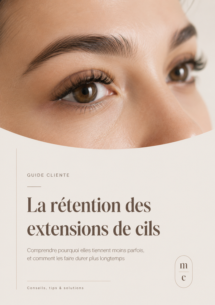 Ton guide rétention des extensions de cils